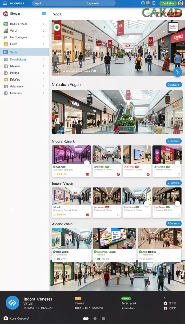 Galeri pratinjau visual cak4d build APK resmi terbaru