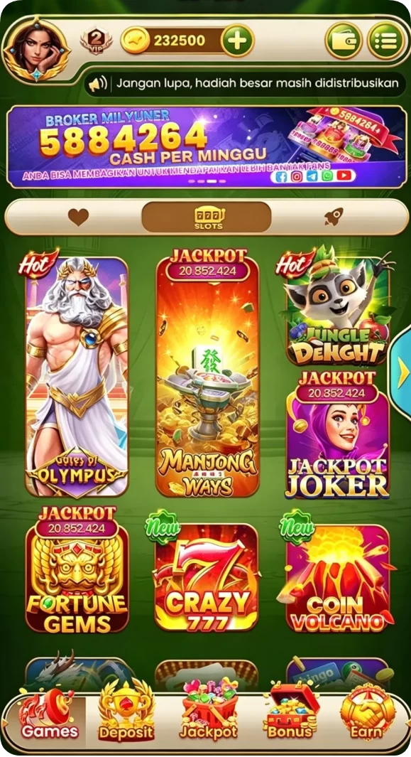 Pratinjau antarmuka cak4d — aplikasi APK resmi Android v2.5.6